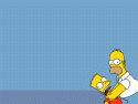 Tapeta Homer a Bart