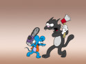 Tapeta Itchy a Scratchy