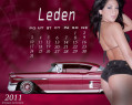 Tapeta Kalend leden 2011