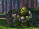Tapeta Shrek s Oslkem